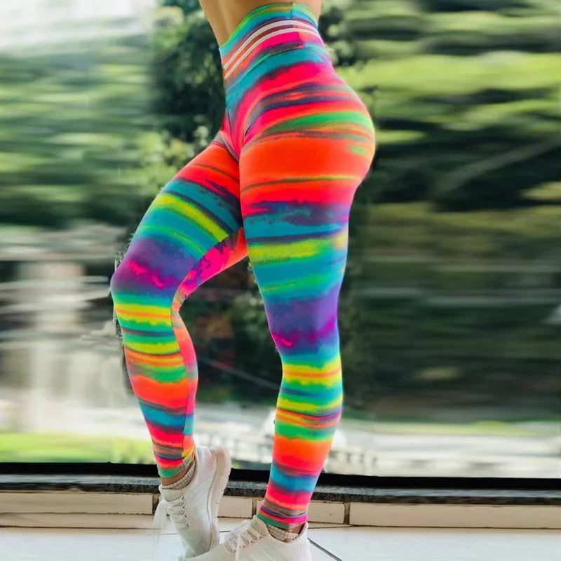 Plus Size Sport Leggings Women High Waist Yoga Pants Fitness Running Seamless Leggings Push Up Workout Training Tight Gymwear