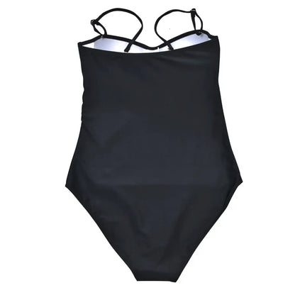 Print Floral One-piece Large Swimsuits Closed Push Up Female Swimwear Pool Beach Body Bathing Suit Women XXL