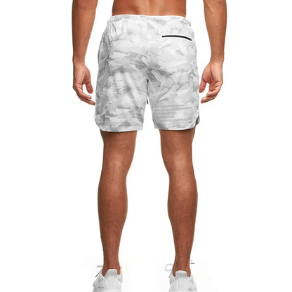 Camouflage Running Shorts Men Gym Fitness Sports Shorts Quick Dry Swim Beach Shorts Jogging Training Short Pants Male Sweatpants