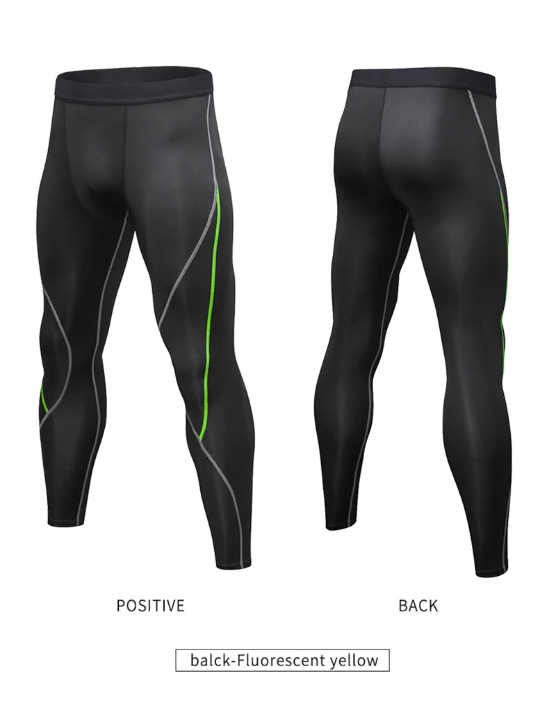 Men's Tights Compression Sport Pants Men Running Gym Leggings Training and Joggings Leggings  Soccer Tights Sports Pants for Men