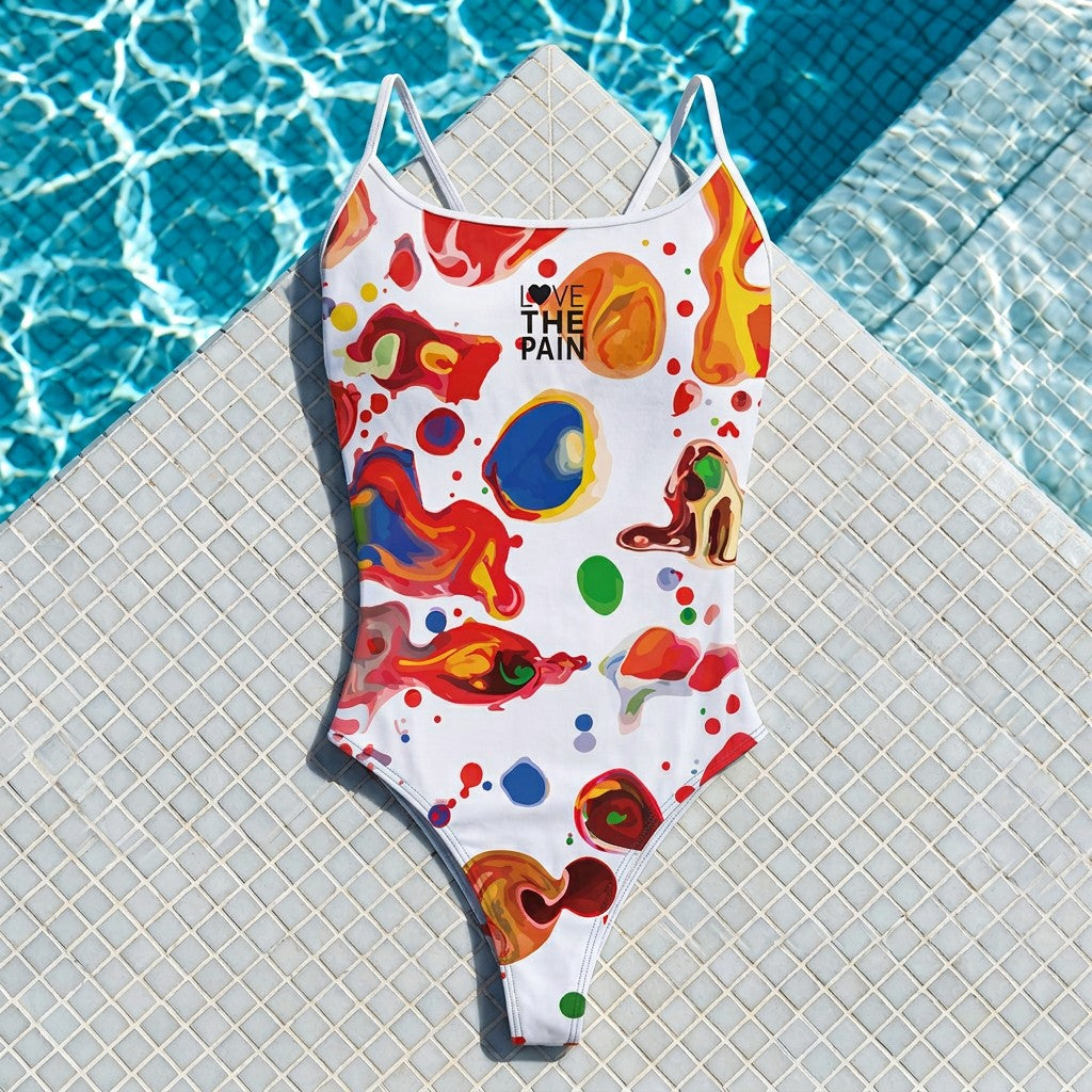 Women's One Piece Swimwear Bathing Suits Woman Triathlon Game Sports Training Fitted Bodysuit Female Beachwear Monokini