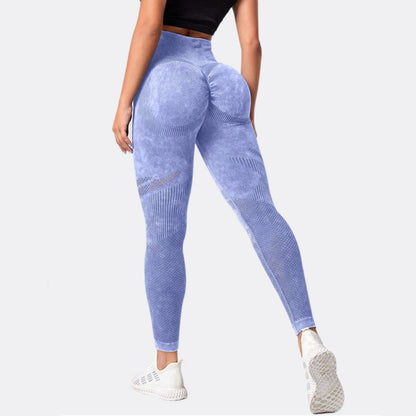 Women Leggings Washing Yoga pants Bubble Butt Push Up Fitness Legging High Waist Scrunch Tights Gym Seamless Leggings