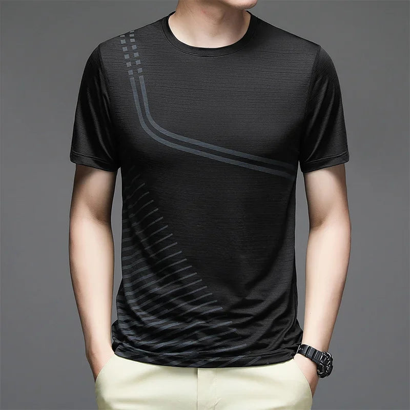 Undershirt Men's Running Short Sleeves T-shirts Yoga Tops Lycra Things for Gym Clothes Man Sweatshirt Wicking Breathable Dry Fit