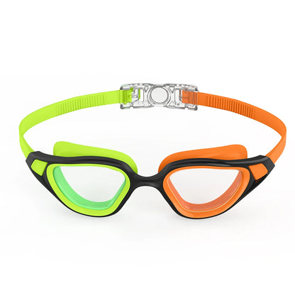 Professional Adult Anti-UV Swimming Goggles 180° Panoramic Electroplating Anti-Fog HD Lens Adjustable Silicone Swim Glasses