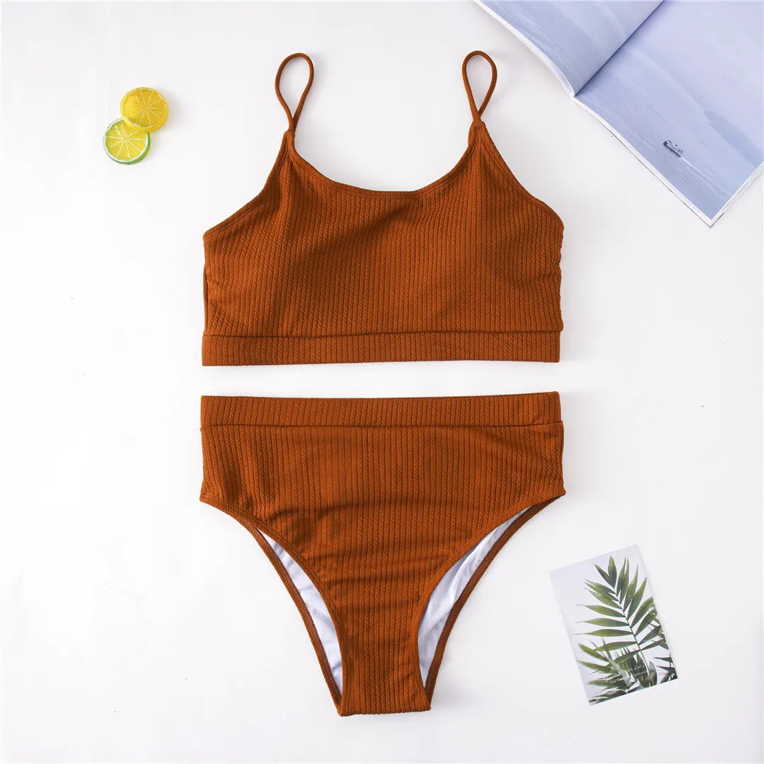 0XL - 4XL 7 Colors Bikini Plus Size Large Size Swimwear Women Swimsuit Female Two-pieces Bikini set Bather Bathing Suit