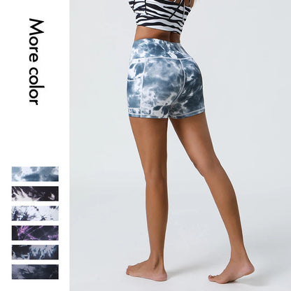 Women's High Waisted Biker Shorts 3/4 Length Tummy Control Stretch Yoga Shorts Workout Gym Fitness Pilates Booty Lifting Shorts