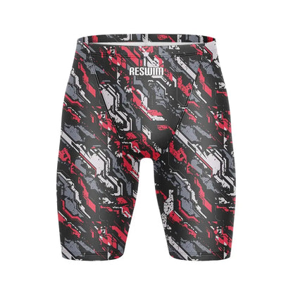 Swim Boxers Summer Men's Swim Jammer Endurance Athletic Training Swimsuit Beach Swimming Trunks For Swimwear Jammers Tights Surf Shorts