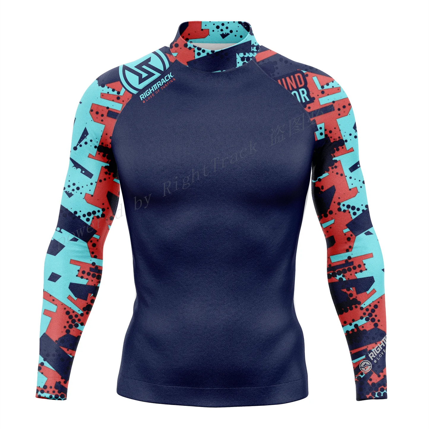 RT Rashguard Camouflage Long Sleeve Surfing Shirt UV Protection Swimwear UPF Summer Lycra Sunscreen Beachwear