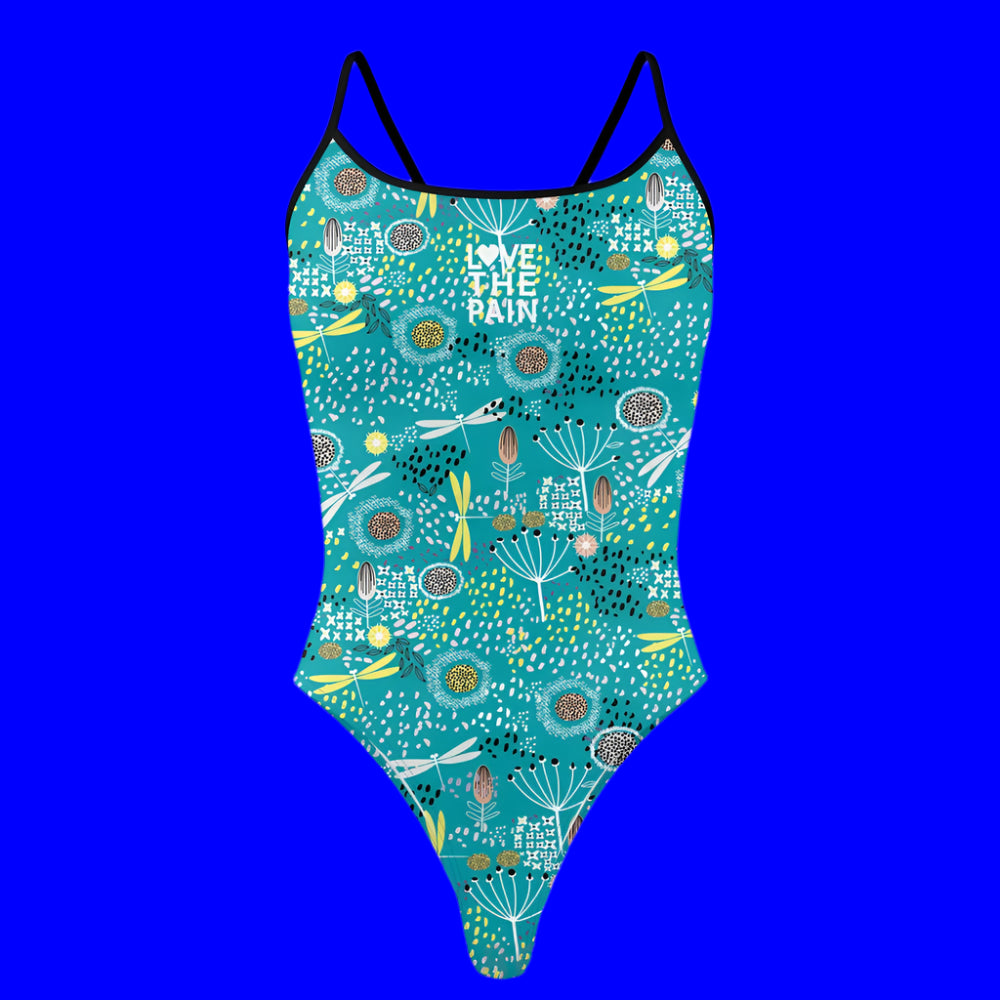 Love The Pain Women One-Piece Beachwear Triathlon Functional Training Swimwear