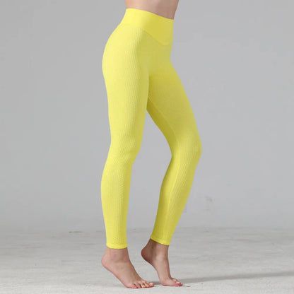 Dot Pattern High Waist Booty Yoga Leggings Women Sport Fitness Scrunch Leggings Push Up High Waist Gym Tights Yoga Pants