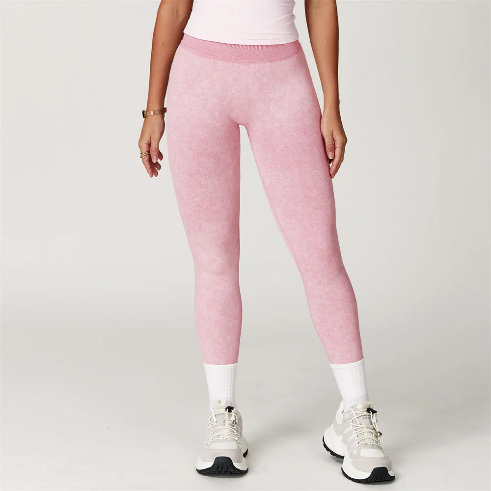 Yoga Pants Leggings Women Seamless Sports Yoga Pant High Waist Ribbed Gym Clothes Fitness Workout Wear Scrunch Bum Tights XP264