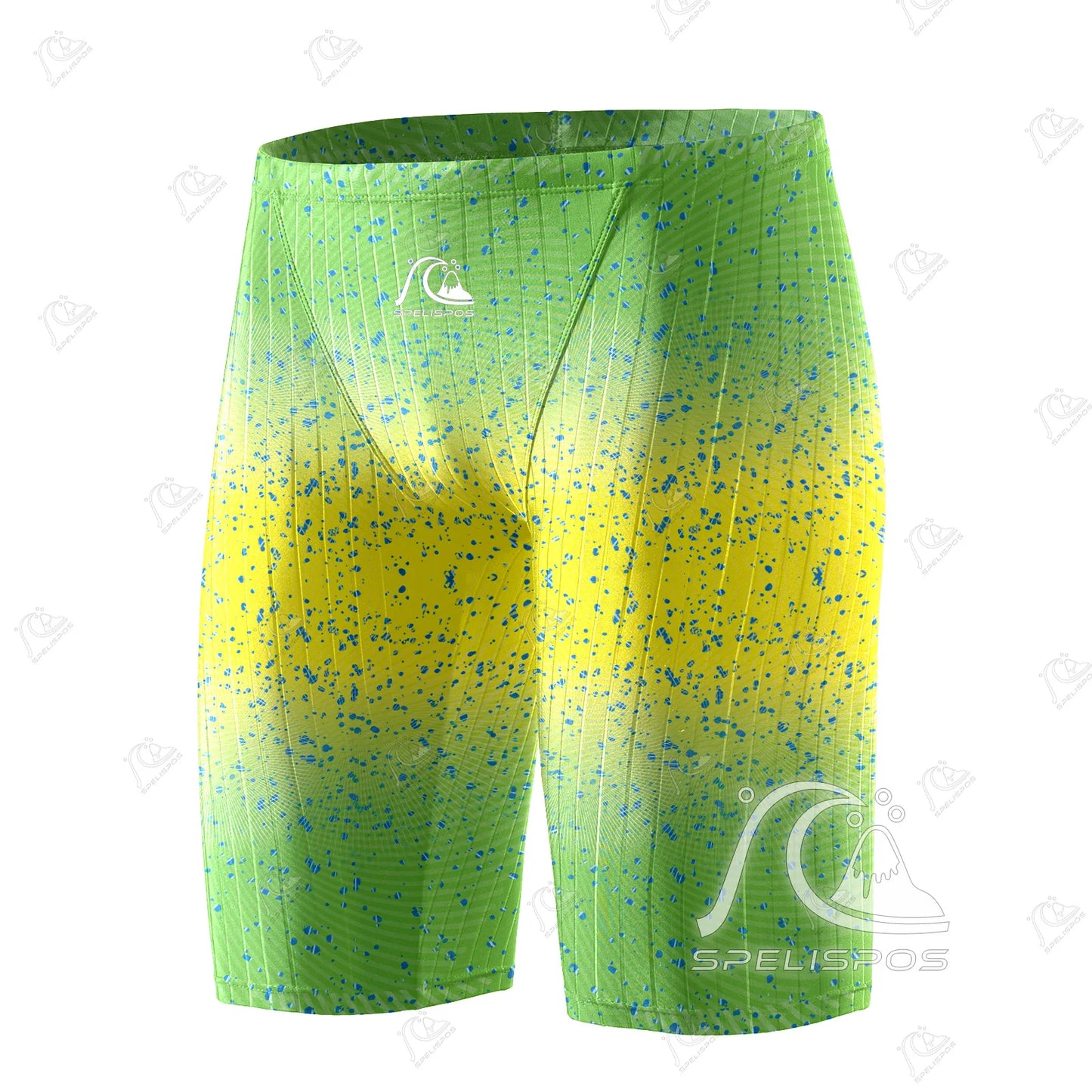 SPELISPOS Summer Men's Swimming Shorts Tights Sports Swim Training Swimsuit Diving Beach Surfing Quick Drying Shorts Trunk