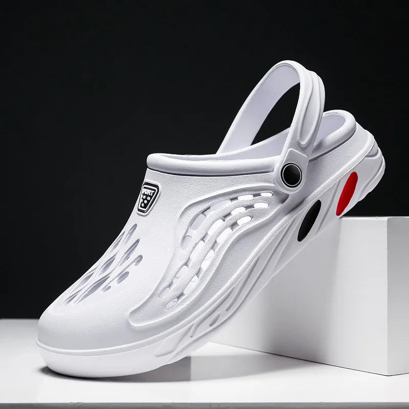 Men Sandals Light EVA Men's Casual Shoes Hole Shoes Clogs Home Garden Outdoor Male Beach Flat Slippers Big Size 49