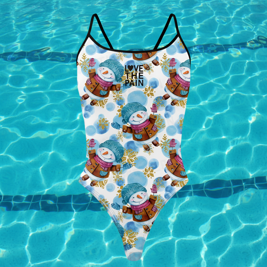 Love The Pain Women One-Piece Beachwear Triathlon Functional Training Swimwear Bathers Pool Practice Squad