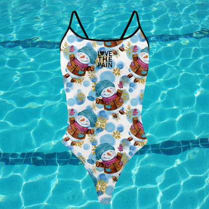Love The Pain Women One-Piece Beachwear Triathlon Functional Training Swimwear Bathers Pool Practice Squad