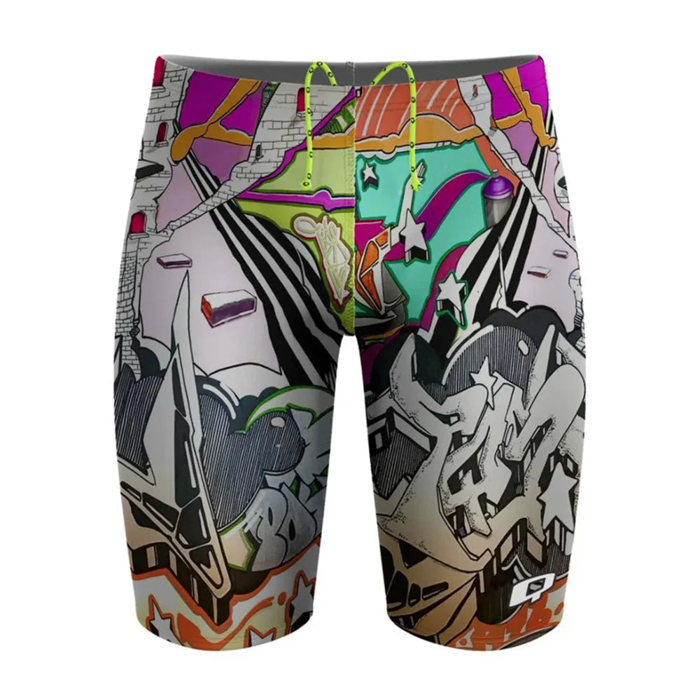 Boys Jammers Sports Surf Shorts Mens Summer Trunks Swimwear Training Swim Shorts Trunks Swimsuits Beach Swimming Pants
