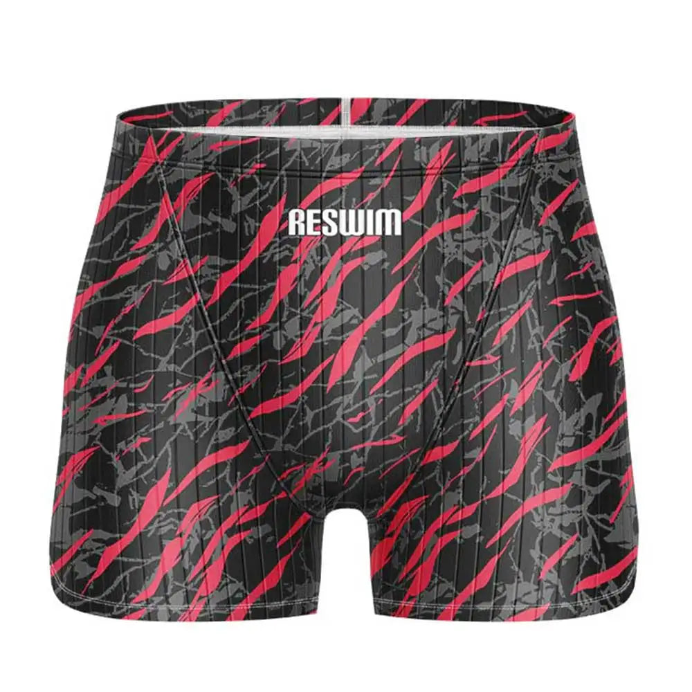 Men's Jammer Swimsuit Swimming Trunks Swim Short Beach Tights Shorts Summer Quick Dry Pants Swimwear Sports Surfing Pants