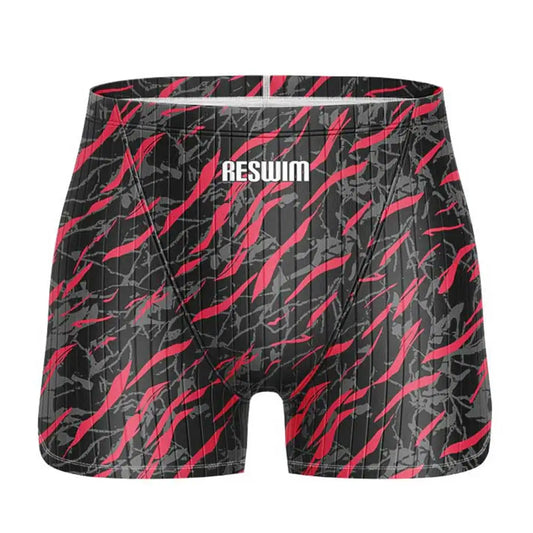 Men's Jammer Swimsuit Swimming Trunks Swim Short Beach Tights Shorts Summer Quick Dry Pants Swimwear Sports Surfing Pants