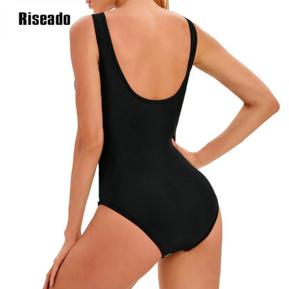 Athletic One Piece Swimsuit  U Back Swimwear for Training, Sports, and Fitness