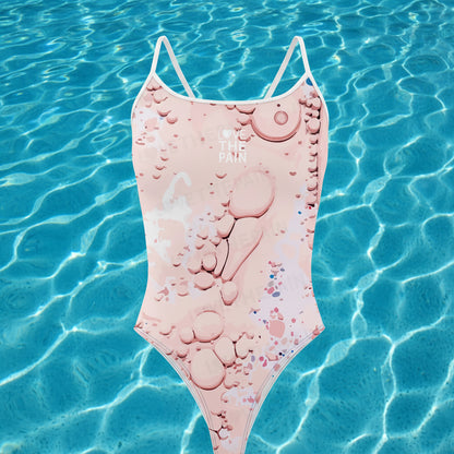 Love The Pain Women's One Piece Swimsuit Professional Athletic Competition Training Quick Dry Sports Training Swimwear Chlorine resistant Australian Pool