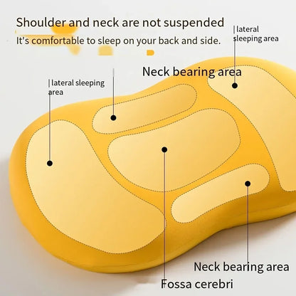 Multifunction Macaron Color Memory Foam Neck Pillow Slow Rebound Soft Travel Pillow for Sleeping Cervical Health Nap Pillows