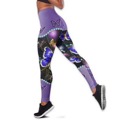 Butterfly 3D Printed Women's Leggings Fitness Female Full Length Leggings yoga Running Pants DDK104