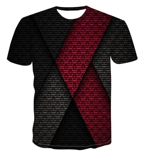 Men's 3d T-shirt Casual Short-sleeved O-neck Fashion Funny Printing T-shirt Men and Women T-shirt High-quality