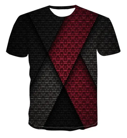 Men's 3d T-shirt Casual Short-sleeved O-neck Fashion Funny Printing T-shirt Men and Women T-shirt High-quality