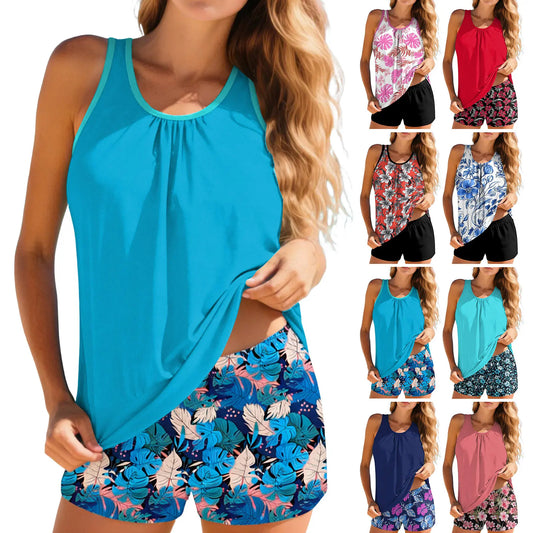 Tankini Women Swimsuits Two Piece Bikini Set Brazilian Swimwear Summer Beach Bathing Suit Female Beachwear Monokini
