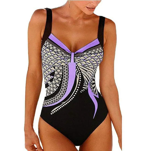 Colourful V Neck One-Piece Swimsuits Swimming Suit For Women Bodysuit Women Female Swimwear