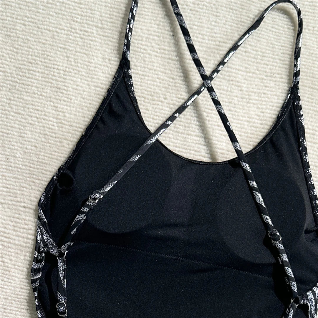 Cross Back High Leg Cut Women Swimwear One Piece Swimsuit Female Extreme String Mini Micro Thong Bather Bathing Suit Swim
