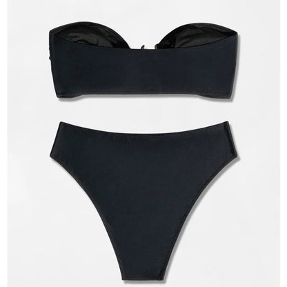 Black Bikinis Women's Swimwear Female Swimsuit For Swimming Wear Bathing Suits Brazilian Bikini Set Beachwear Pool Bather