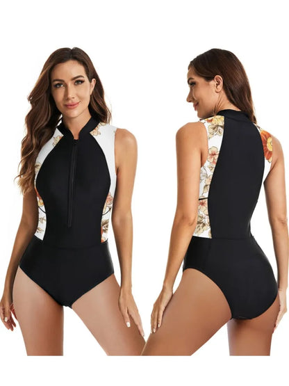 One Piece Sleeveless Swimsuit Women Summer Bathing Suit Swimwear Woman Beach Swimming Suit For Female