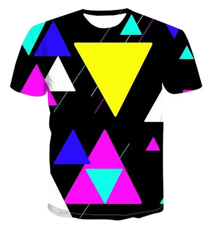 Men's 3d T-shirt Casual Short-sleeved O-neck Fashion Funny Printing T-shirt Men and Women T-shirt High-quality