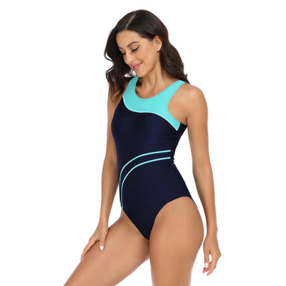 Sports One Piece Swimsuit Women Swimwear Professional Sport Bathing Suit Surfing Swimsuits Swimming Suit Backless Bikini