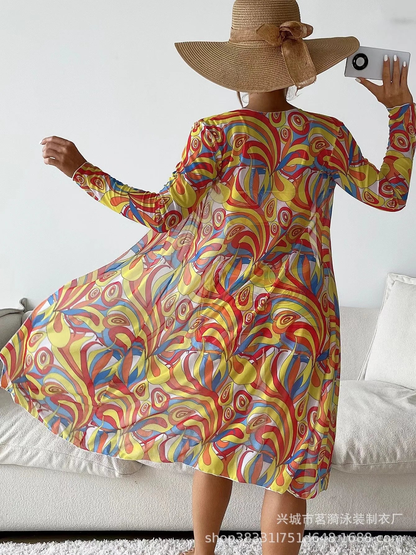 Summer Print Bikinis Swimwear Female Swimsuit Beachwear Push Up Three-Piece Bikini Set Women Swimming Bathing Suit