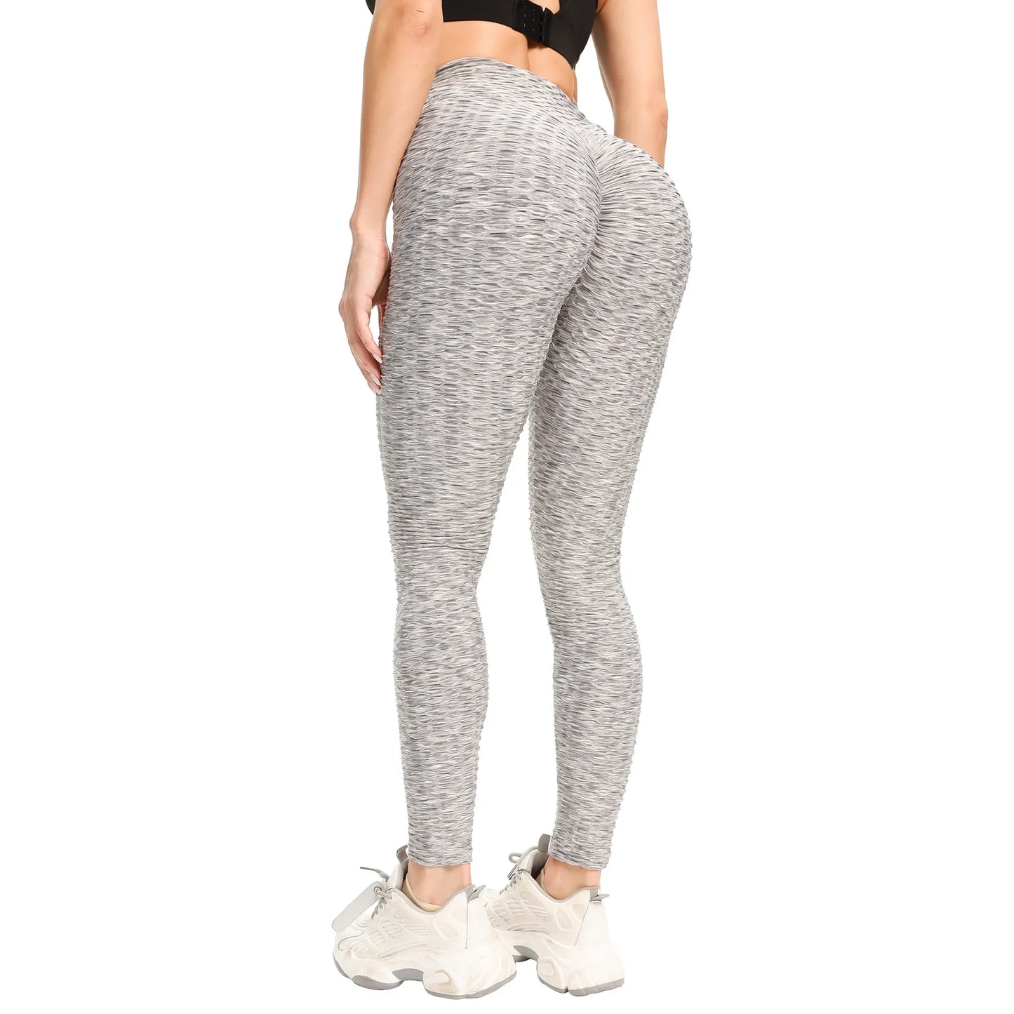Sports Fitness Peach Lifting Hip Yoga Gym Pants Workout Booty Scrunch Butt Leggings Seamless Lift Low Waist for Women