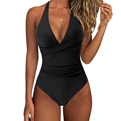 Swimwear Women One Piece Plus Size Swimsuits Closed Push Up Female Beach Swim Wear Body Bathing Suits