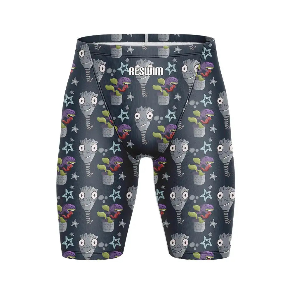 Swim Boxers Summer Men's Funny Cartoon Design Swimming Trunks Swim Jammer Swimsuit Tights Shorts Training Sports Beach Quick Dry Running Surfing Pants