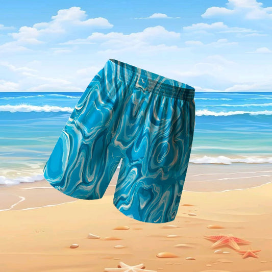 Summer Swim Shorts for Men Women Kids Beach Trunks Quick Dry Lightweight Comfortable Shorts Boys Girls Outdoor Water Fun