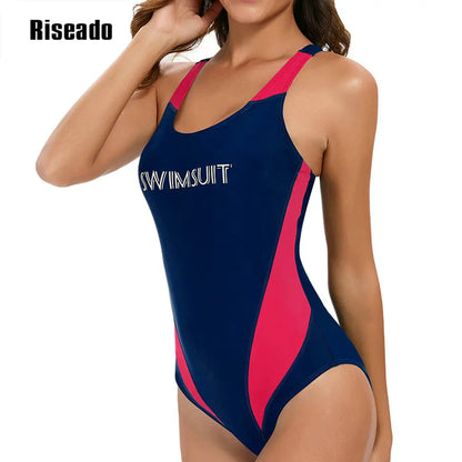 Women's Swimsuit Sleeveless One-piece Bathing Suit Woman Swimming Monokini Athletic Swimwear for Training