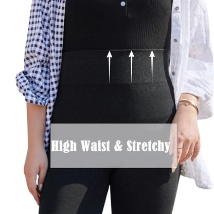 Fleece Lined Plus Size Leggings Thick  for Women - Stretchy & Thick Warm & Comfy - Full Length - Buttery Smooth Soft