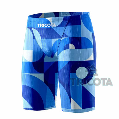 Jammer Men Professional Competitive Swim Trunks Quick-Drying Swimwear Kit Surfing Pants Jammer Briefs Surf Shorts Diving Trunks