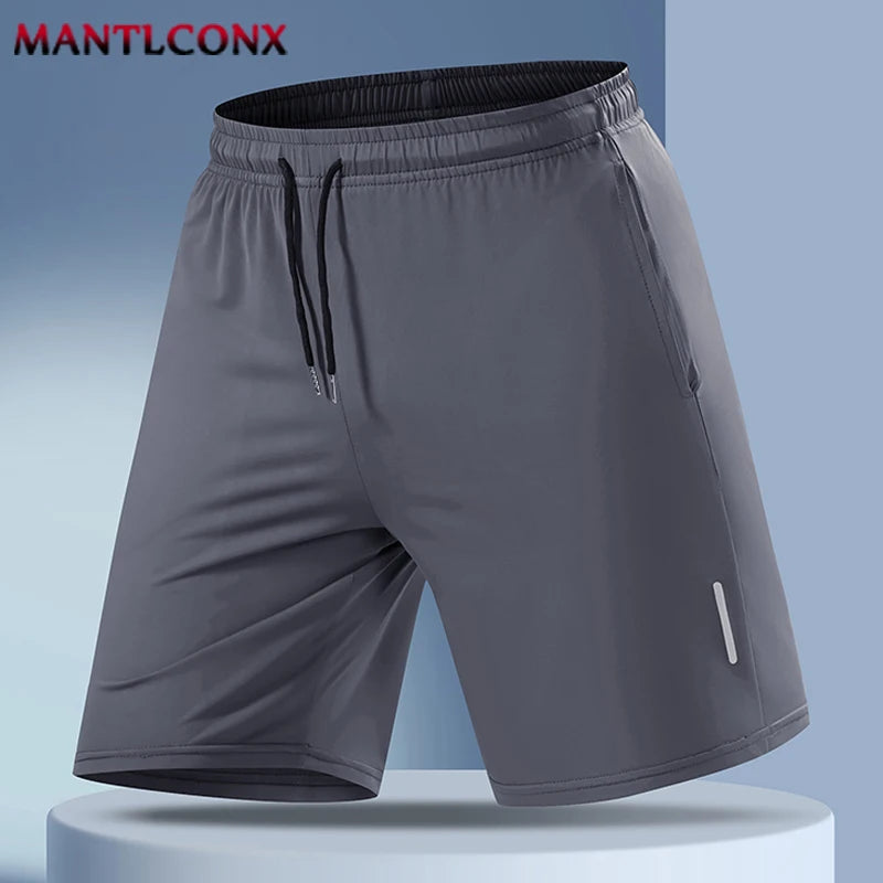 Summer Training Shorts Fitness Drawstring Gym Shorts Men Lightweight Quick Dry Short Sweatpants Man Workout Bottoms Running Wear