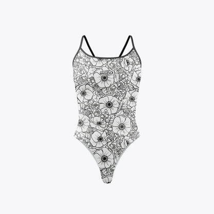 Women Swimsuit Bikini Sexy One-piece Comfortable Suit Swimwear Functional Training Triathlon V-shoulder Tight Swimming Clothing