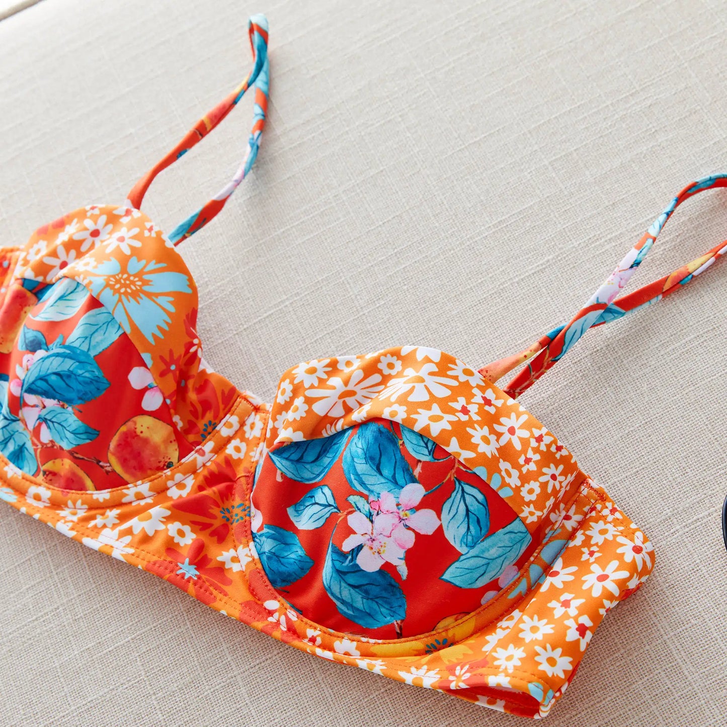 Brazilian Bikini Set Women Print Biquini Female Cut Bikinis Swimwear Push Up Swimsuit Bath Suit