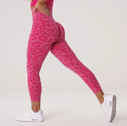 Seamless Workout Gym Leggings Women Camouflage Yoga Pant High Waist Scrunch Butt Fitness Tights 10 Colors XS Sportswear