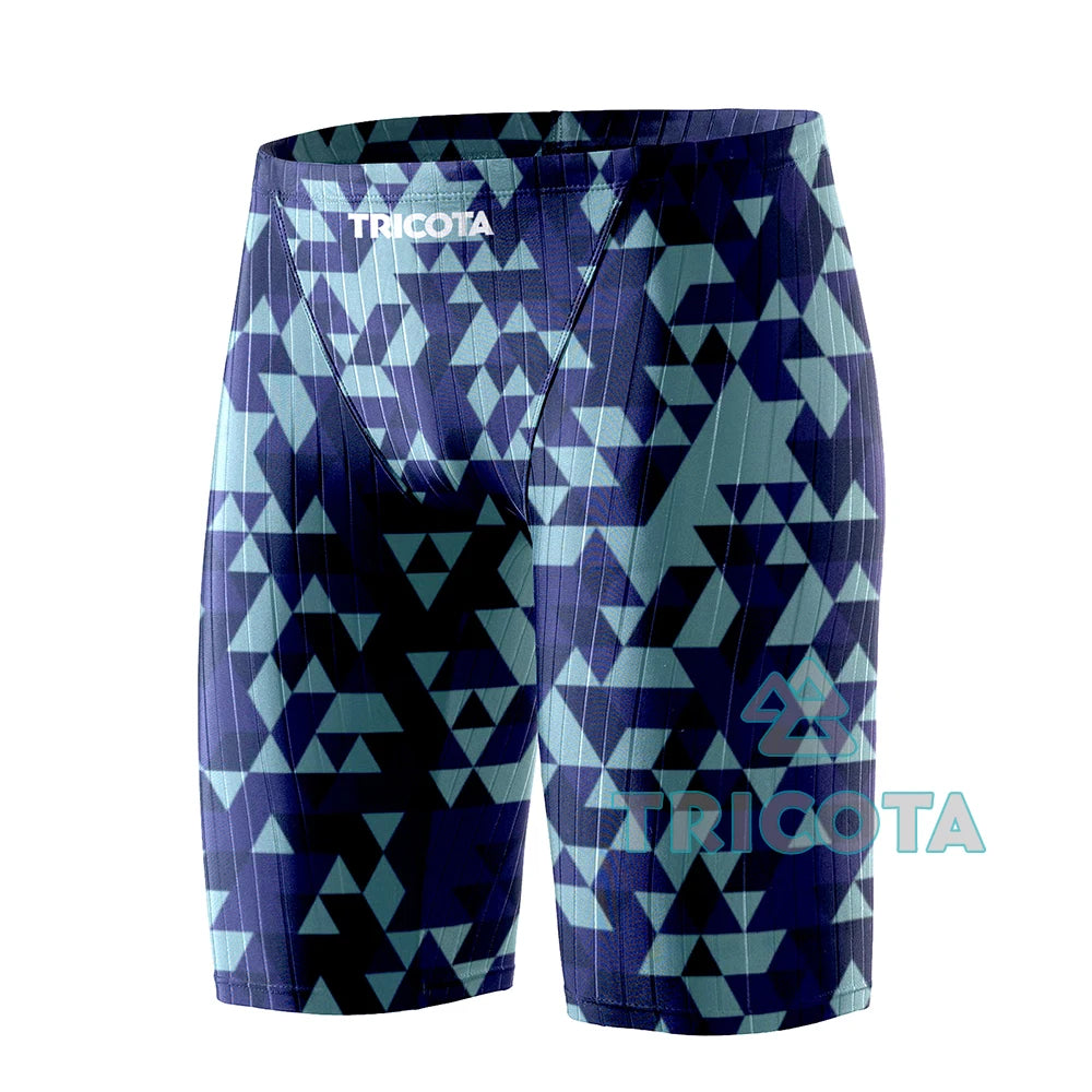 Swim Boxers Men's Jammer Swimwear Training Swim Trunks Beach Tight Swimming Shorts Swimsuits Pro Team Athletic Sports Surfing Diving Shorts
