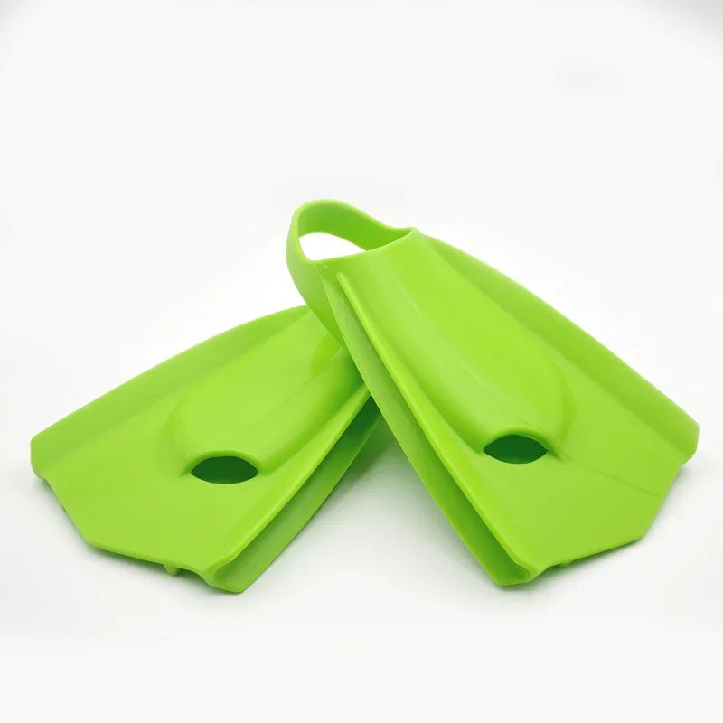 Professional Silicone Fins Swimming Diving Training Frog Shoes Snorkeling Equipment Adult Short Fins Free Diving Fins Swim Shoes