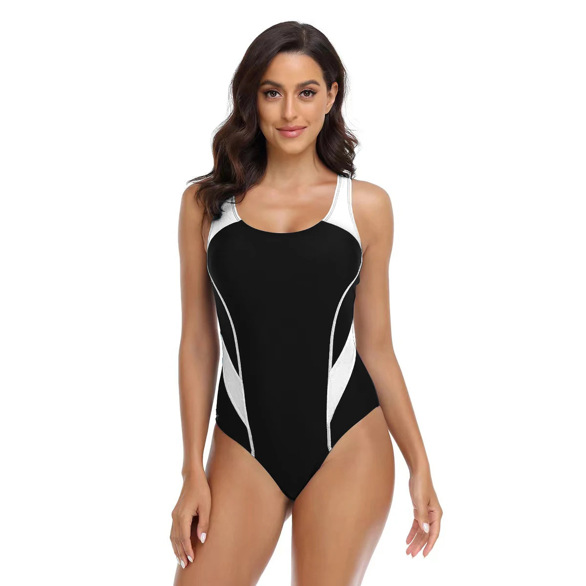 Sports One Piece Swimsuit Women Swimwear Professional Sport Bathing Suit Surfing Swimsuits Swimming Suit Backless Bikini